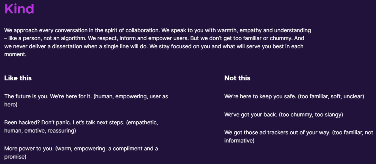 Mozilla Firefox guidelines
