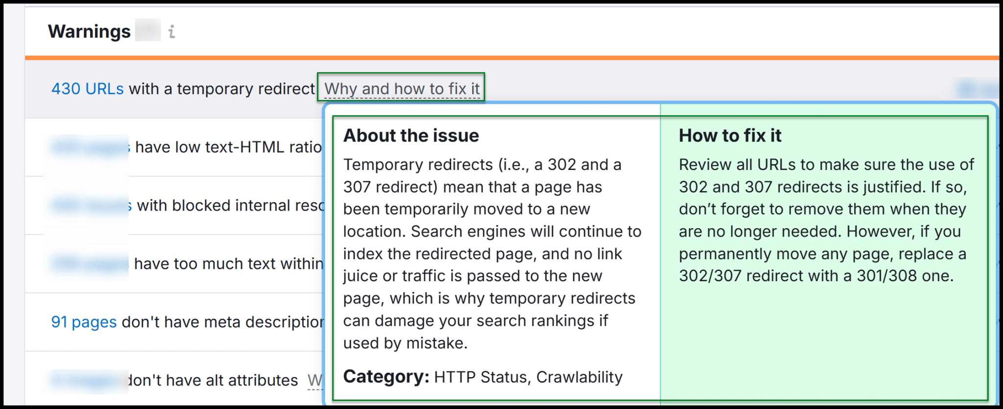 Semrush why and how to fix