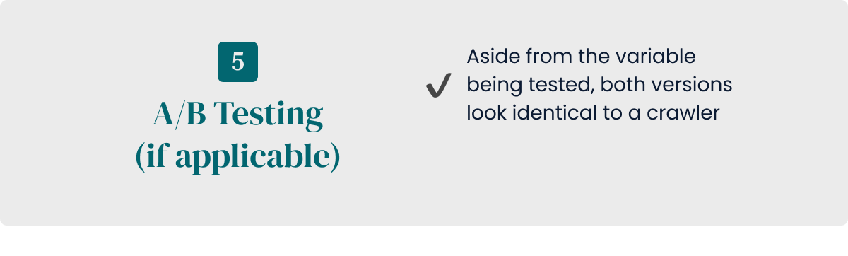 A/B testing