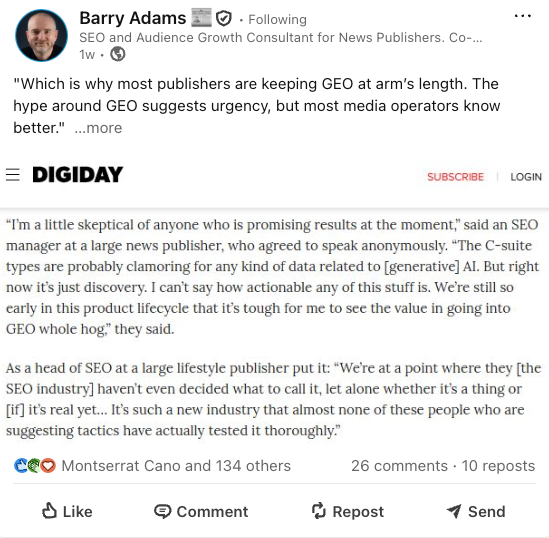 Source: Barry Adams on LinkedIn