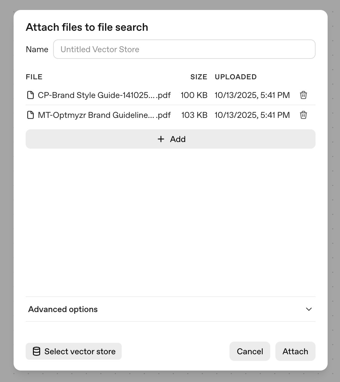 File-search capability