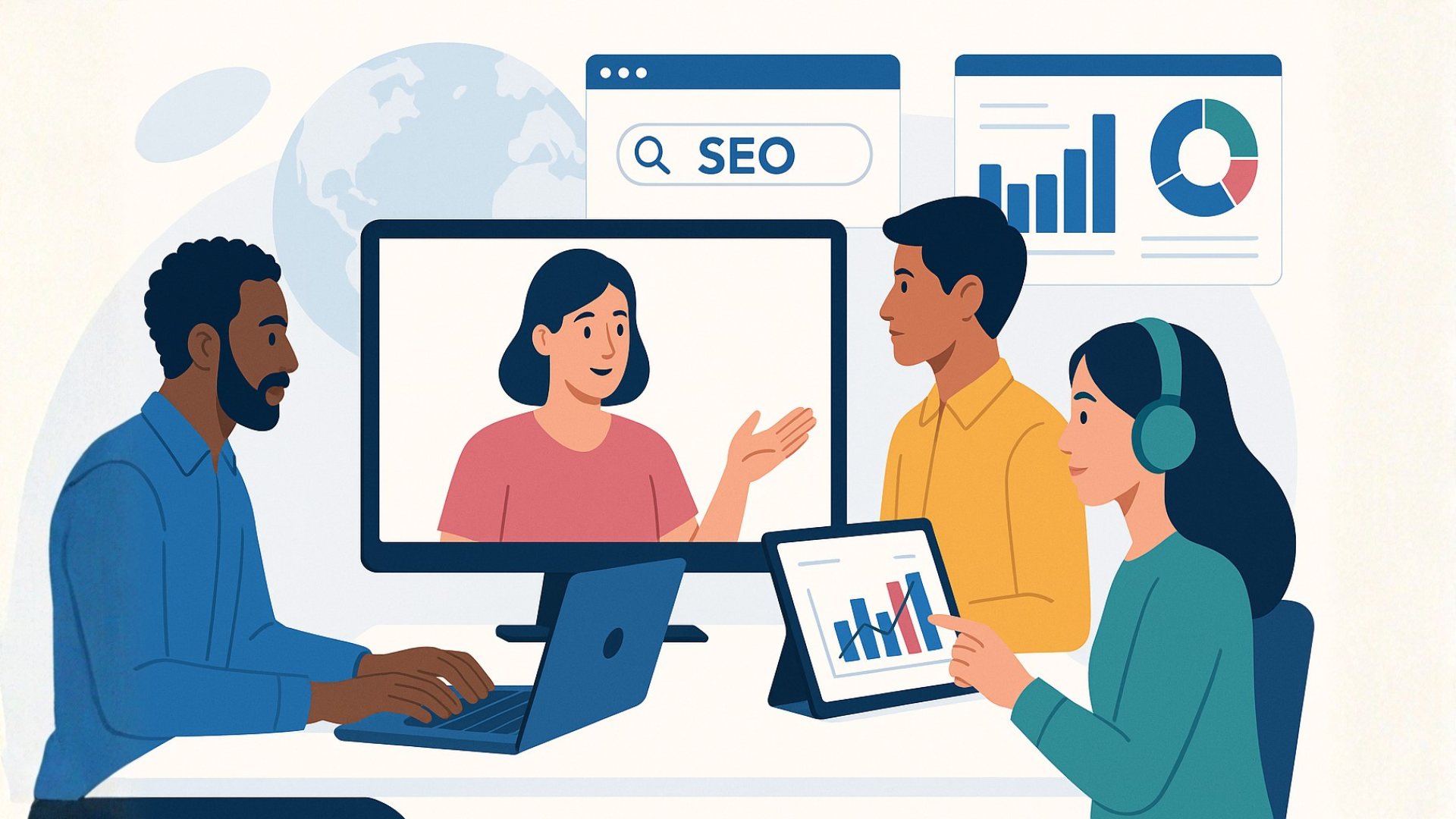 Remote SEO team