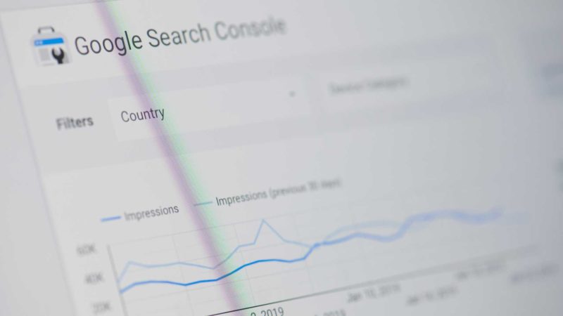 Screenshot of Google Search Console