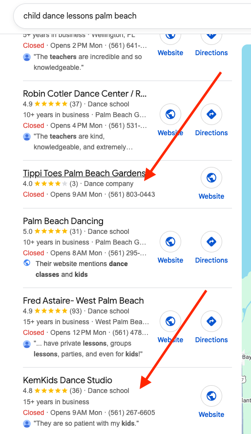 child dance lessons palm beach